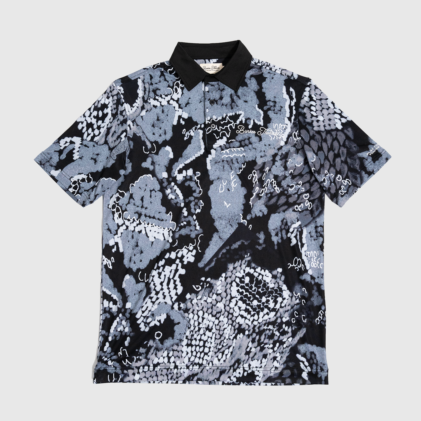 Python Yellow Polo The Black Python Performance Polo – Bunker Threads