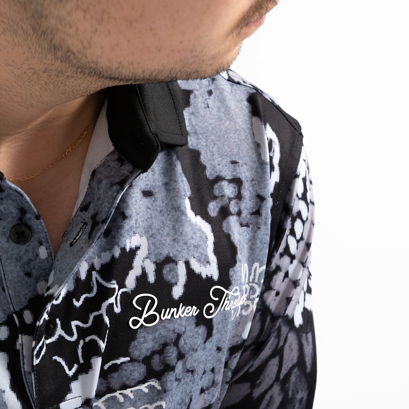 The Black Python Performance Polo