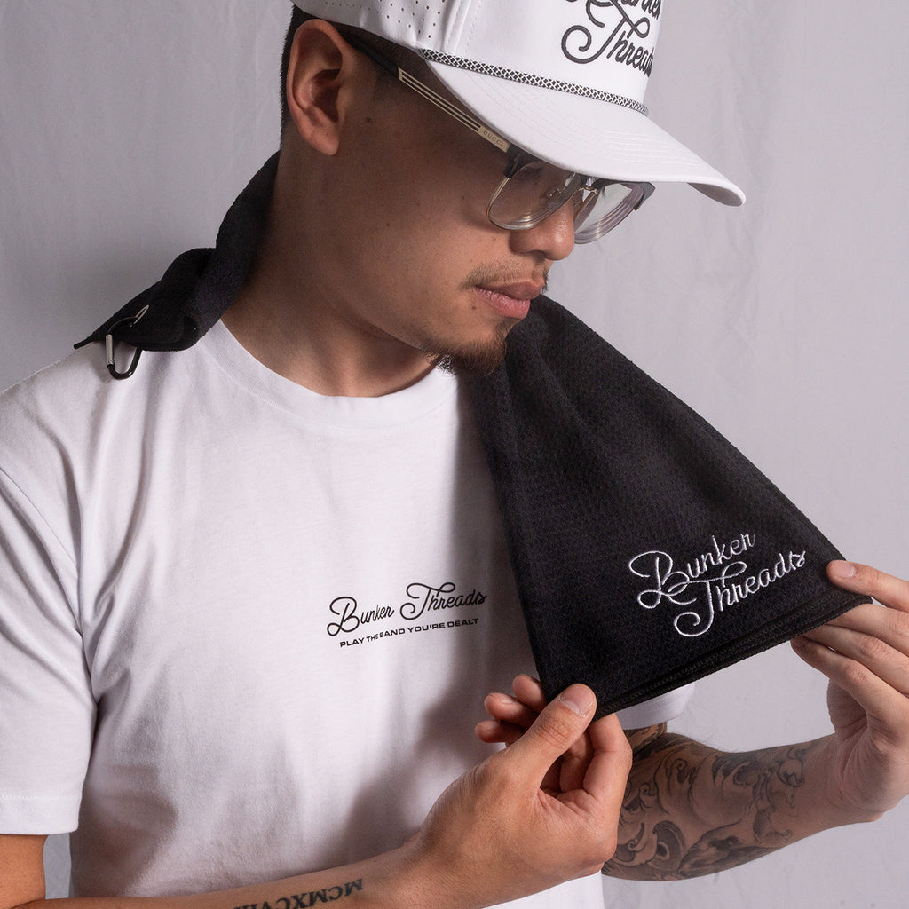 Script Tri-Fold Towel