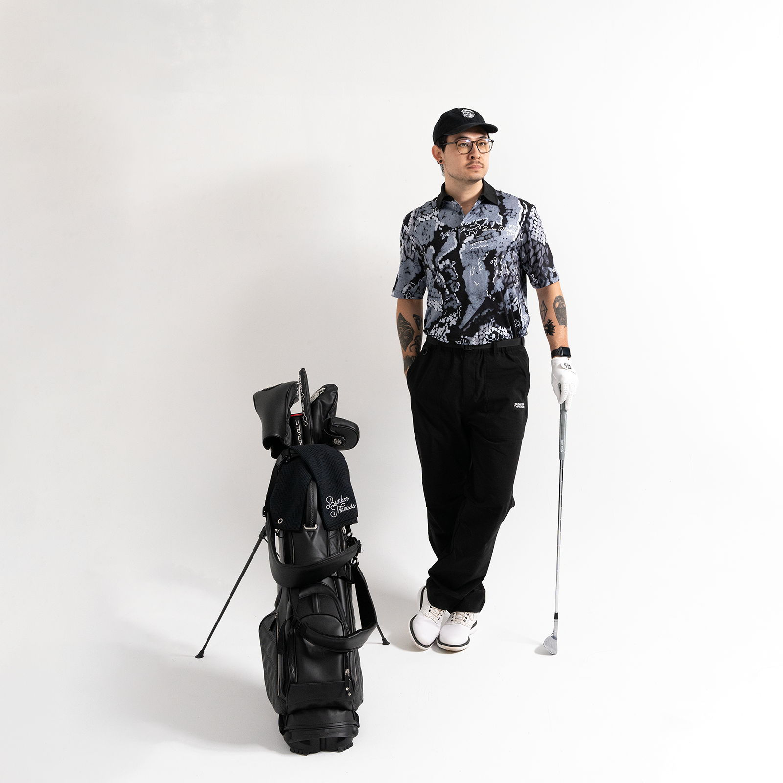 The Black Python Performance Polo