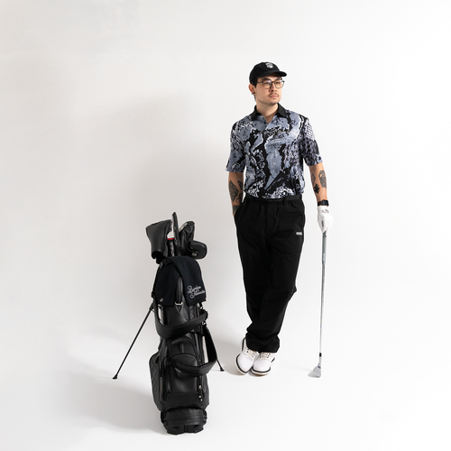 The Black Python Performance Polo