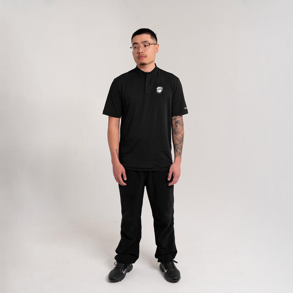 The Onyx Blade Collar Performance Polo