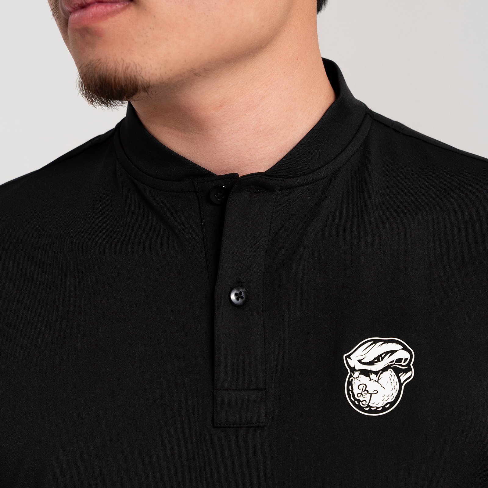 The Onyx Blade Collar Performance Polo