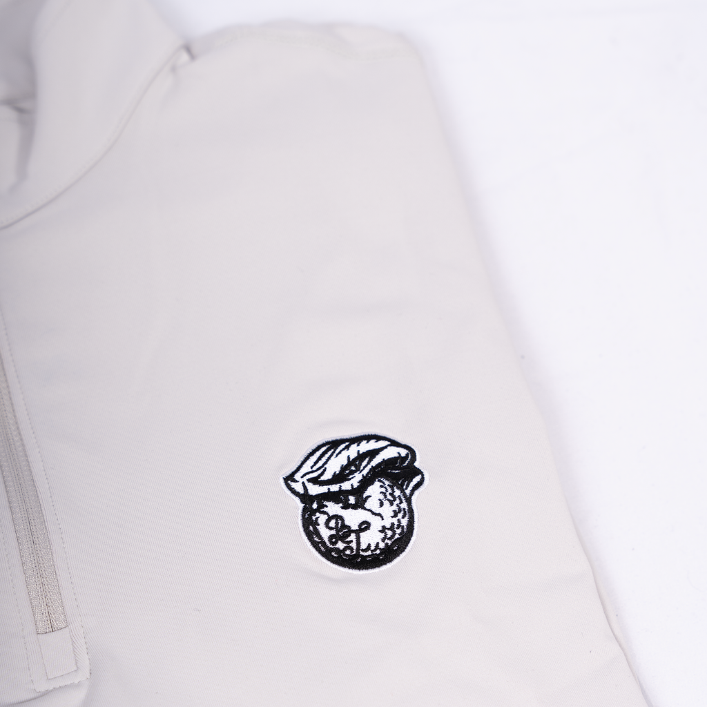 The Stone Performance 1/4 Zip Mock Neck
