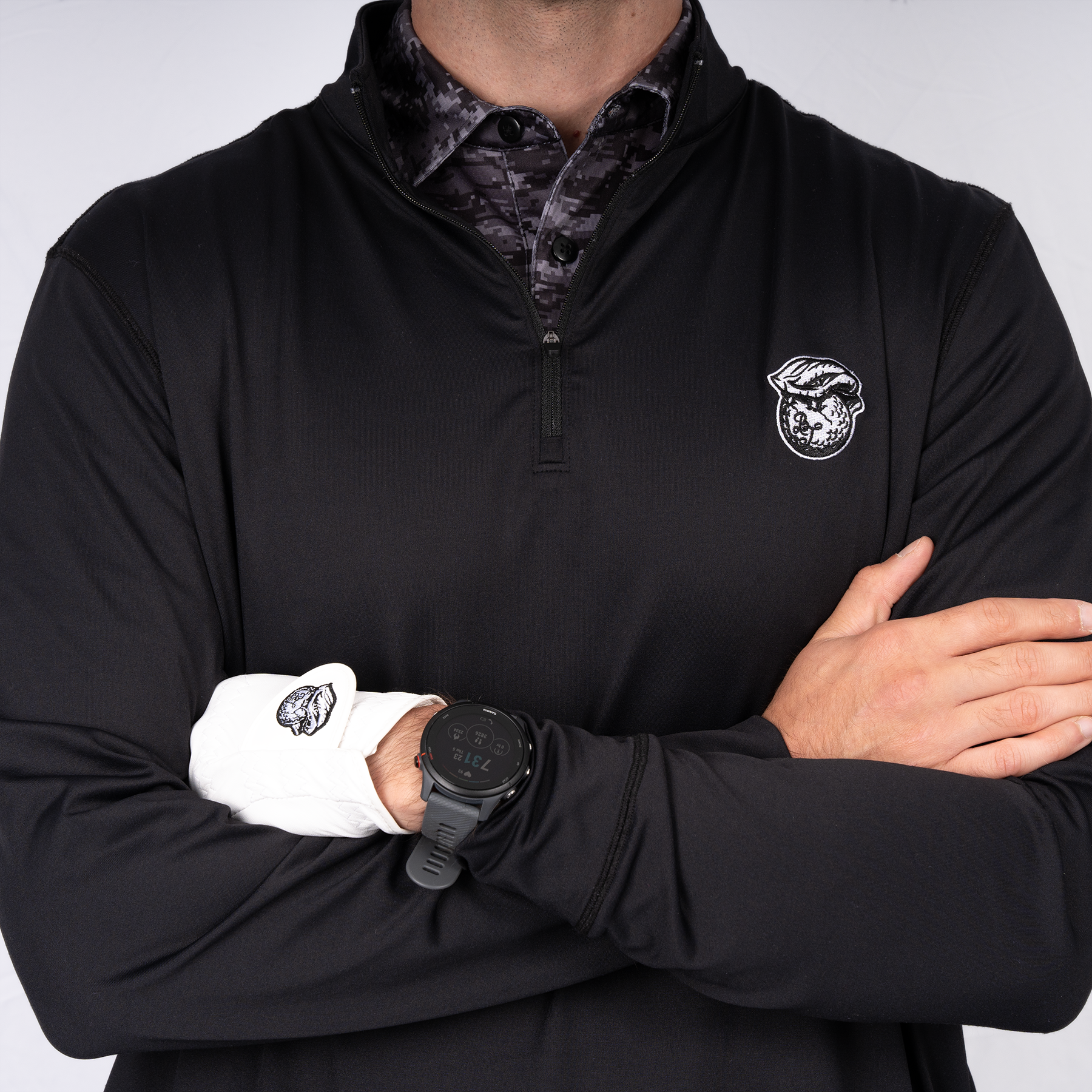 The Onyx Performance 1/4 Zip Mock Neck